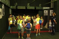 Dzieci odwiedziły strzelnicę KPP w Zduńskiej Woli